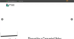 Desktop Screenshot of caravaninglarbos.com