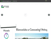 Tablet Screenshot of caravaninglarbos.com
